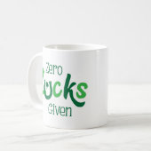 ゼロルークス与えSt patricks dayスローガン コーヒーマグカップ (正面左)
