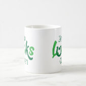 ゼロルークス与えSt patricks dayスローガン コーヒーマグカップ (中央)