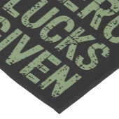 ゼロ与えルックスセントパディの日のパト笑わされるリック ショートテーブルランナー (コーナー)