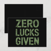 ゼロ与えルックスセントパディの日のパト笑わされるリック ポストカード (正面/裏面)