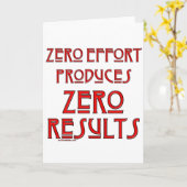 ゼロ努力… カード (黄色い花)