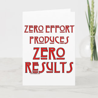 ゼロ努力… カード