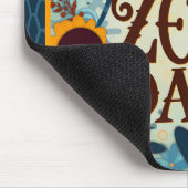 ゼロ日インスパイアのフローラ引用文 マウスパッド (コーナー)