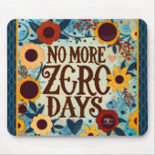 ゼロ日インスパイアのフローラ引用文 マウスパッド (正面)