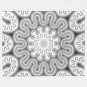 ゼロ未満 フリースブランケット (正面(横))