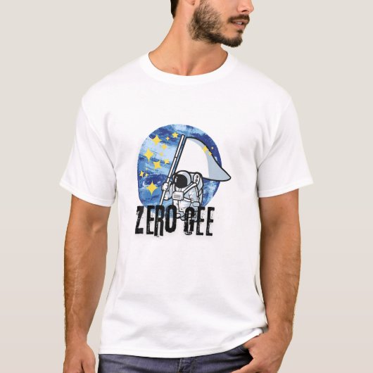 ゼロ重力面白ゼロ重力 Tシャツ (正面)
