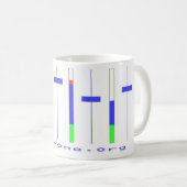 ゼロ1つはマグをリミックスします コーヒーマグカップ (正面右)