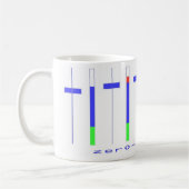 ゼロ1つはマグをリミックスします コーヒーマグカップ (左)
