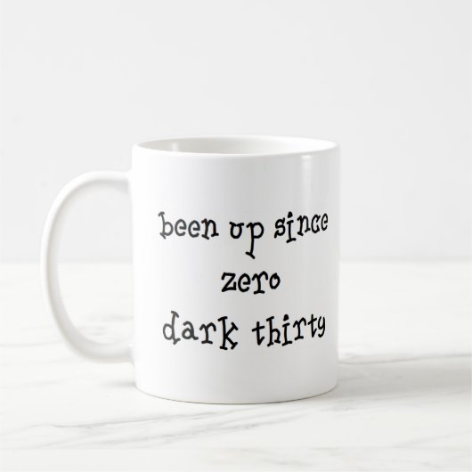 ゼロ・ダーク30以来 コーヒーマグカップ (左)