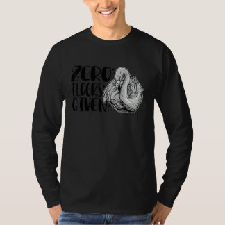 ゼロ・フロックス・ギブン アニマル フラミンゴ メンズ レディース Tシャツ