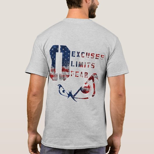 「ゼロ」Tシャツ Tシャツ (裏面)