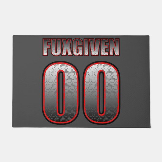 ゼロFuxgiven ドアマット (正面)