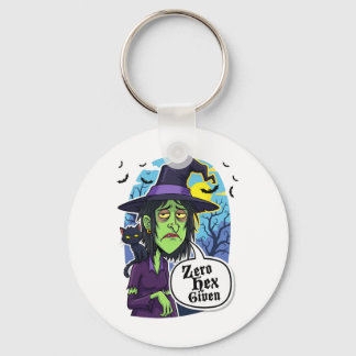 ゼロHex与えられた面白い魔女のハロウィンコスチュームTシャツ キーホルダー