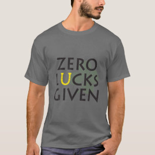 ゼロLucks与え、グリーンSt patricks day、エッセンシャル Tシャツ
