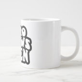 ゼロMeows与えCatおもしろい引用文Mag ジャンボコーヒーマグカップ (右)