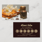 ゼンアロマセラピースパマッサージセラピーロイヤリティ ロイヤリティカード (正面/裏面)