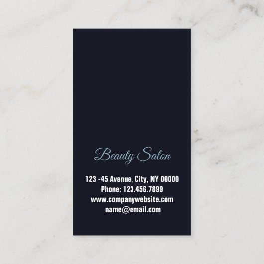 ゼンアロマセラピーマッサージセラピストサロンスパ 名刺 (裏面)