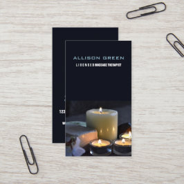 ゼンアロマセラピーマッサージセラピストサロンスパ 名刺