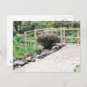 ゼンウッド足ブリッジ過去歩道 ポストカード (正面/裏面)