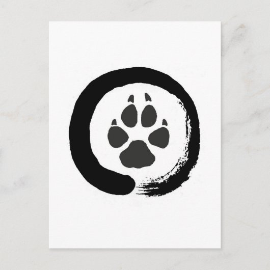 ゼンウルフプリント ポストカード (正面)