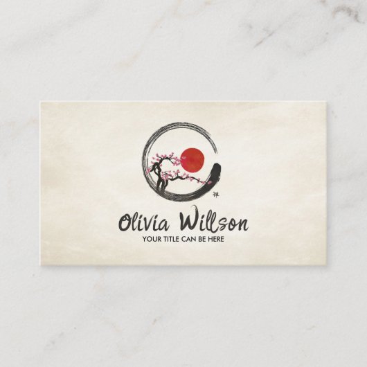 ゼンエンソサークル桜ツリーサン 名刺 (正面)