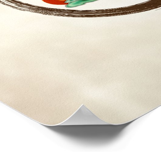 ゼンエンゾ下出盆栽キャンバス ポスター (角)