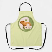 ゼンカピバラ陰陽 エプロン (正面)