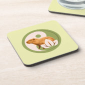 ゼンカピバラ陰陽 コースター (左側)