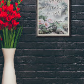 ゼンガーデンブリス平和的日本の庭園 ポスター