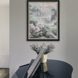 ゼンガーデンブリス平和的日本の庭園 ポスター