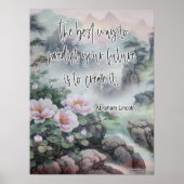 ゼンガーデンブリス平和的日本の庭園 ポスター (正面)