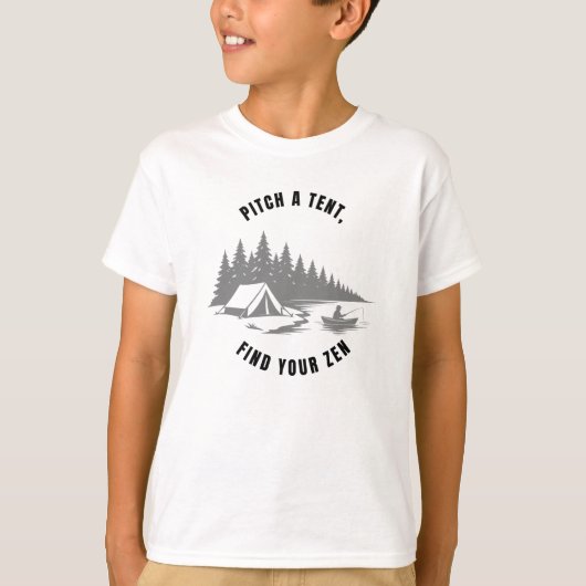 ゼンキャンパーバッジ Tシャツ (正面)