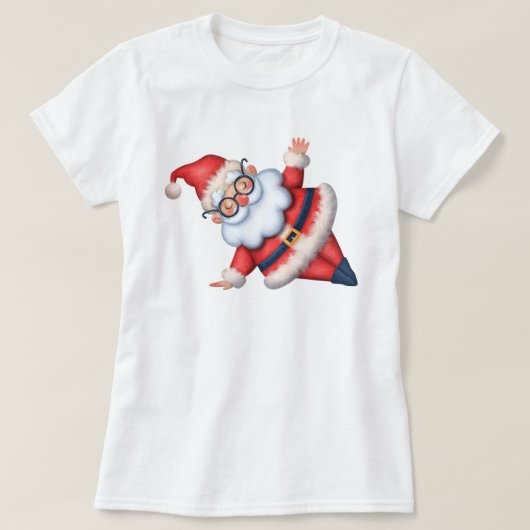ゼンクリスマスサンタTシャツ Tシャツ (デザイン正面)