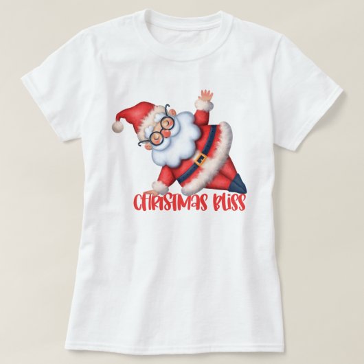 ゼンクリスマスサンタTシャツ Tシャツ (デザイン正面)