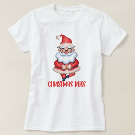 ゼンクリスマスサンタTシャツ Tシャツ (デザイン正面)