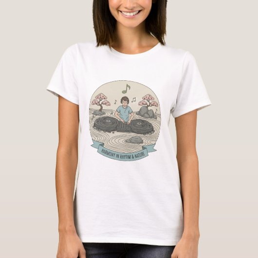 ゼンサウンドウェーブガーデンDJ Tシャツ (正面)