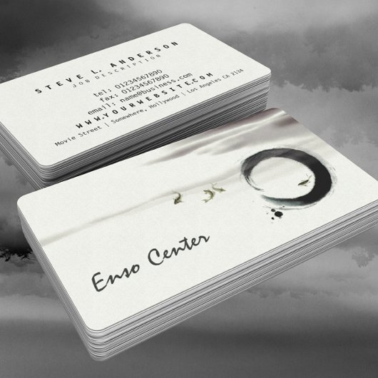 ゼンサークルエンソコイブラシ絵画ズアート 名刺