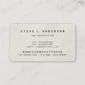 ゼンサークルエンソコイブラシ絵画ズアート 名刺 (裏面)