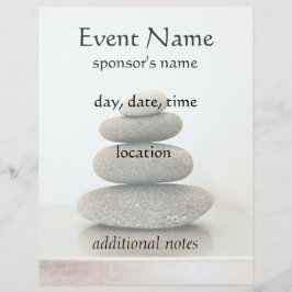 ゼンストーンズホリスティックヒーリングアーツフライヤー チラシ