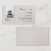 ゼンストーンズホリスティック衛生治療器 名刺 (正面/裏面)