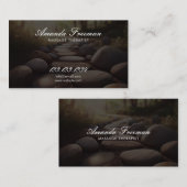 ゼンストーンパスマッサージセラピスト 名刺 (正面/裏面)