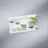 ゼンスパサロンアロマセラピーマッサージセラピスト マグネット名刺 (インサイチュ)