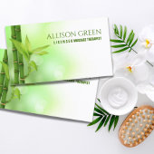 ゼンスパサロンアロマセラピーマッサージセラピスト 名刺