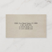 ゼンセレニティランドスケープ桜マウンテンサンセット 名刺 (裏面)