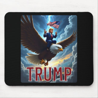 ゼンゾーのアトミックポリティカルデザインズ トランプ大統領 R マウスパッド