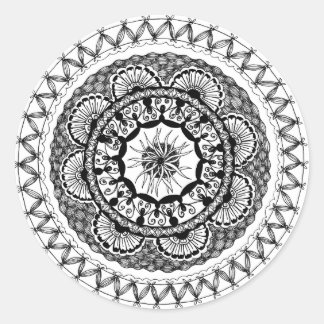 ゼンダラ「オナ」ラウンドステッカー ラウンドシール