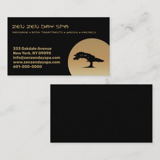 ゼンデイスパ 名刺 (正面/裏面)