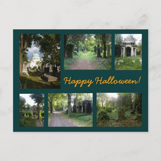 ゼントラフリートホフハロウィンコラージュ ポストカード (正面)