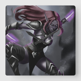 ゼンドルオンテログラス スクエア壁時計