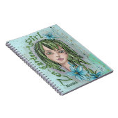 ゼンドードルガーデンガールノートパーソナライズされたブック ノートブック (右側)